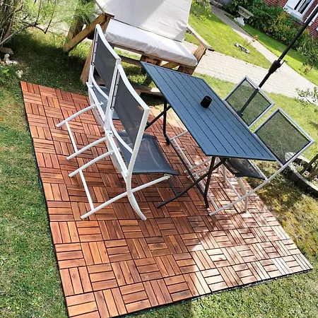 Studio Privatif Avec Jardin 4 Personnes Berck Exterior foto
